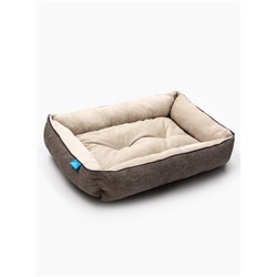 Лежанка для животных «Лофт Фрейм», 48×37×10 см, бежевая