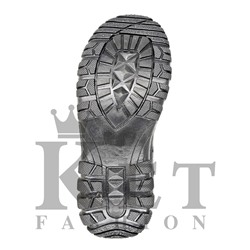 Монголки детские черные, литая подошва