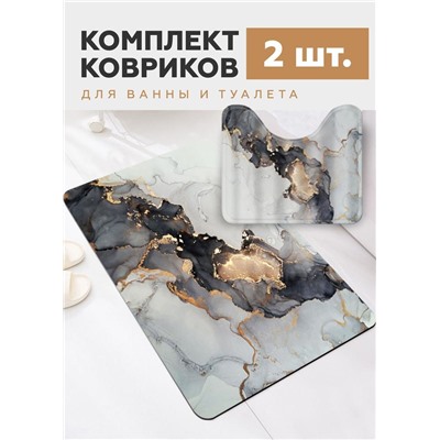 Коврик для ванны и туалета 2шт #23262427