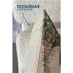 Наволочка декоративная Снеговик 1 шт НАТАЛИ, 1216577