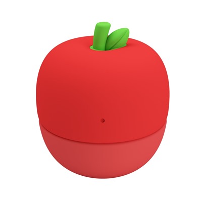 Красный клиторальный стимулятор в форме яблочка Apple Secret