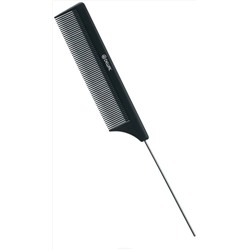 Dewal Гребень для волос / Эконом CO-6105, пластик/металл, 20,5 см, черный 1597