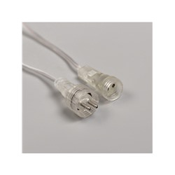 Гирлянда «Сосульки» 3×0.5 м, IP44, прозрачная нить, 288 LED, свечение белое с эффектом стекания, 12 В