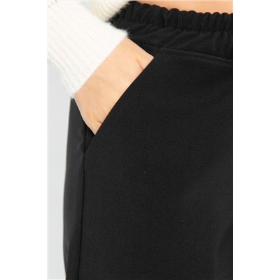 Брюки на резинке Бинори (черные) Б14405-30М