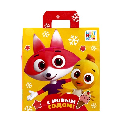 Сладкий новогодний подарок «Цветняшки», детский, 470 г