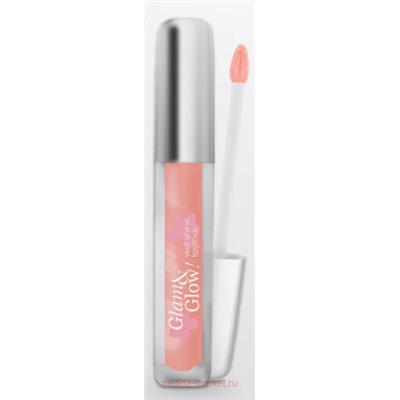 Monic Beauty Блеск для губ Glam@Glow Wet Shine тон 02 персиковый