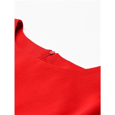 Платье мини женское MINAKU: Silk pleasure, красное, размер 46