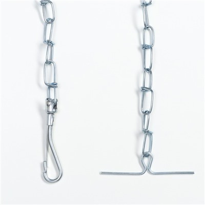 Цепь для привязи собак, 1.8 м, калибр 25 мм, толщина проволоки 2.2 мм