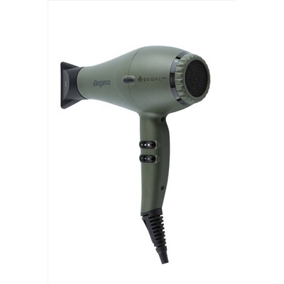 Dewal Профессиональный фен для волос / 03-9010 Olive Pro Elegance, оливковый, 2300 Вт KRISTALLER, 1130571
