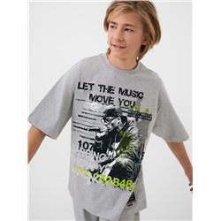 Комплект трикотажный для мальчиков: фуфайка (футболка), шорты