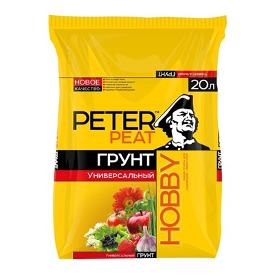 Грунт Универсальный PETER PEAT, линия «Хобби», 20 л
