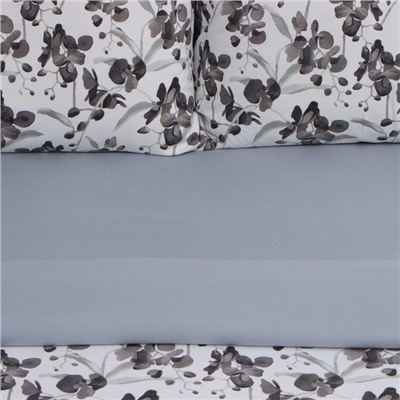 Постельное бельё евро LoveLife Flowers, жатка