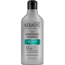 KeraSys Hair Clinic Шампунь лечение ЖИРНОЙ кожи головы 180 мл