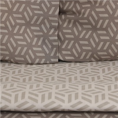 Постельное бельё 1.5-спальное «Этель» Cubo, бязь