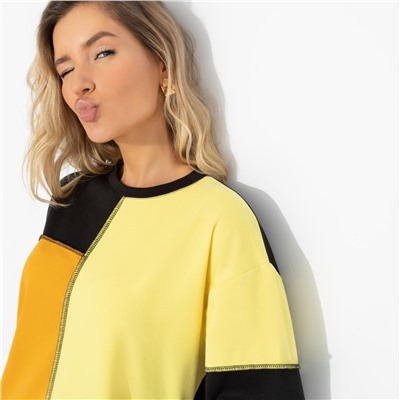 Лонгслив со швами наружу, Идеальная гармония (оранжевая)