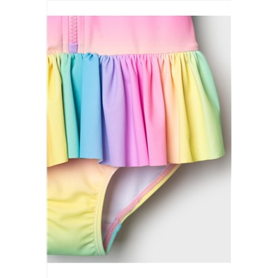 Комбинезон плавательный трикотажный для девочек PLAYTODAY, 1244200