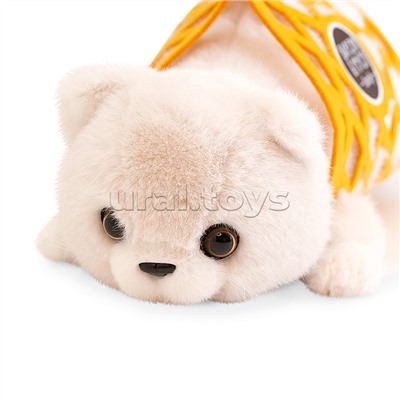 Кот Барсик в сумке белый 56
