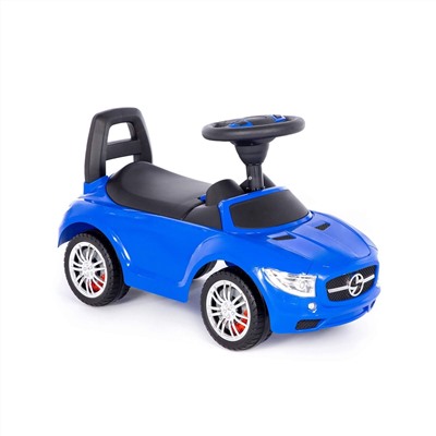 Полесье Каталка-автомобиль "SuperCar" №1 со звуковым сигналом (синяя)
