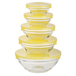 Набор салатни.стекло Желтый 878-607