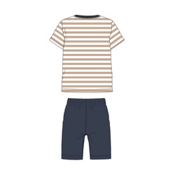 Комплект трикотажный для мальчиков: фуфайка (футболка), шорты