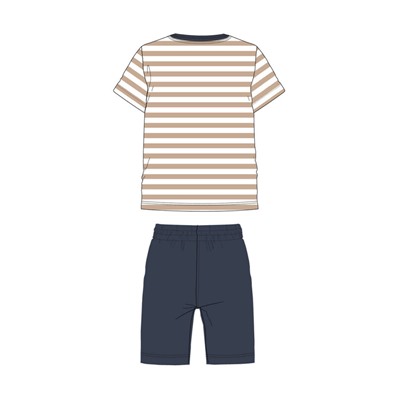 Комплект трикотажный для мальчиков: фуфайка (футболка), шорты