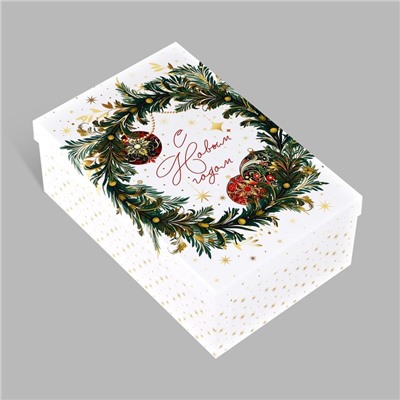 Набор подарочных коробок 6 в 1 «С новым годом», 20×12.5×7.5 – 32.5×20×12.5 см