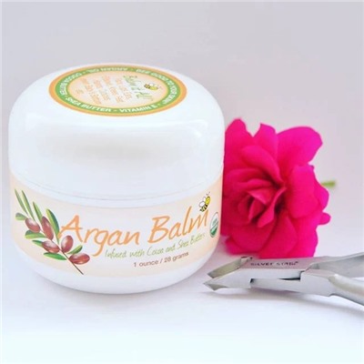 Sierra Bees, Аргановый бальзам с какао и маслом ши, 1 унция (28 г)