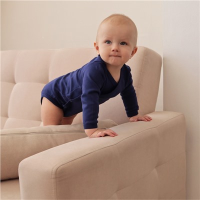 Боди детское MINAKU, рост 68-74 см, тёмно-синее