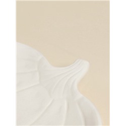 Тарелка SL Home «Осенний бриз», 20.3×20×3.5 см, доломит, белая