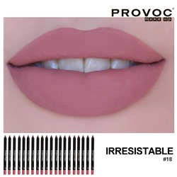 Provoc Полуперманентный гелевый карандаш-для губ / Semi-Permanent Gel Lip Liner Filler №18 Irresistible, 1,4 г 7853