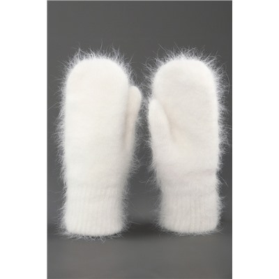 Варежки женские Ангора двойные