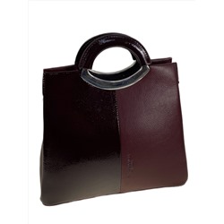 Женская сумка из искусственной кожи, цвет бордовый