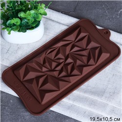 Форма для шоколада силиконовая / HL-245 /уп 300/ 21*10,3*1 см/ 0,04/ ПРОМО АКЦИЯ