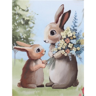 Скатерть Доляна Easter garden, 145×180 ± 3 см, 100% п/э