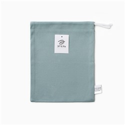 Мешочек текстильный Этель Home collection green 27×34 см, 61% лён, 39% хлопок