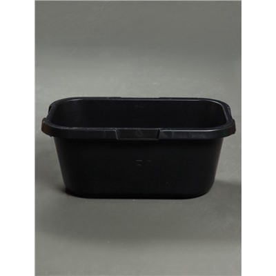 Таз строительный, 40-45 л, прямоугольный, пластик