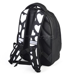 Рюкзак облегченный "Аниме. I love Capybaras" с анатомической спинкой, 2 отделения на молнии, на каждой молнии 2 бегунка, размер 40х32х16см, эргономичная анатомическая спинка, мягкие широкие регулируемые лямки, застежка спереди, внутри дополнительные отдел