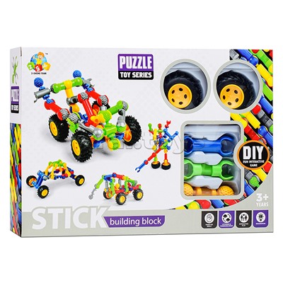 Конструктор "Супер гонка" (33 дет.) в коробке