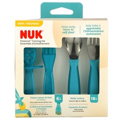 NUK, Pretensil Training Set, 6 - 18+ Months, 4 Piece Set