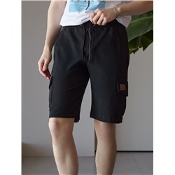 Шорты-карго из легкого футера