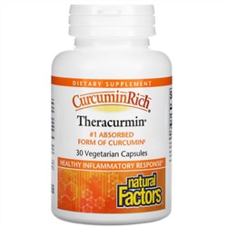 Natural Factors, CurcuminRich, Theracurmin, 30 Vegetarian Capsules