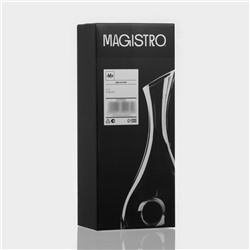 Декантер Magistro «Рислинг», 1.1 л, 15.5×10×36 см, стекло, прозрачный