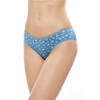 Трусы женские 412082 (Цветочки на арктике)
