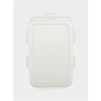 Контейнер для хранения еды Good & Good, 800 мл, с герметичной крышкой, пластик, прозрачный