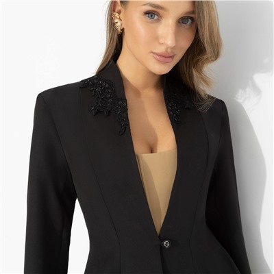 Жакет с декоративным воротником, Красиво быть смелой