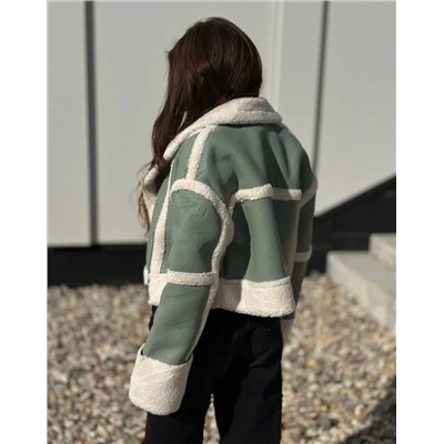 Дубленка укороченная