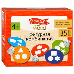 Игра развивающая деревянная "Фигурная комбинация" Far far land Wood
