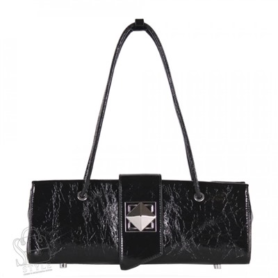Сумка женская кожаная 3287Q black Polina&Eiterou