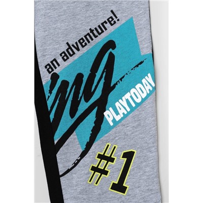 Брюки трикотажные для мальчиков, 2 пары в комплекте PLAYTODAY, 1239592