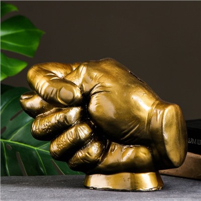 Копилка для денег «Фига», гипс, 16×29 см